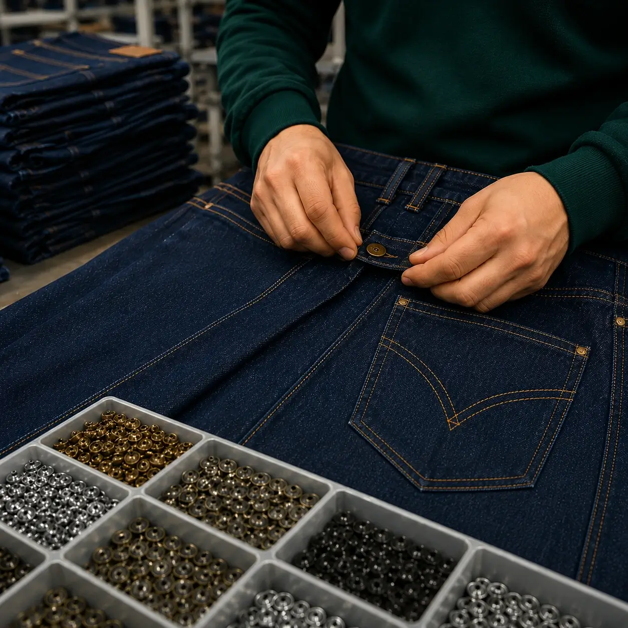 Confección de jeans